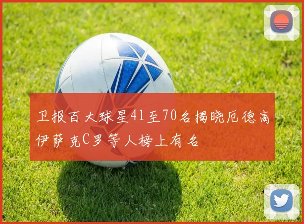 卫报百大球星41至70名揭晓厄德高伊萨克C罗等人榜上有名